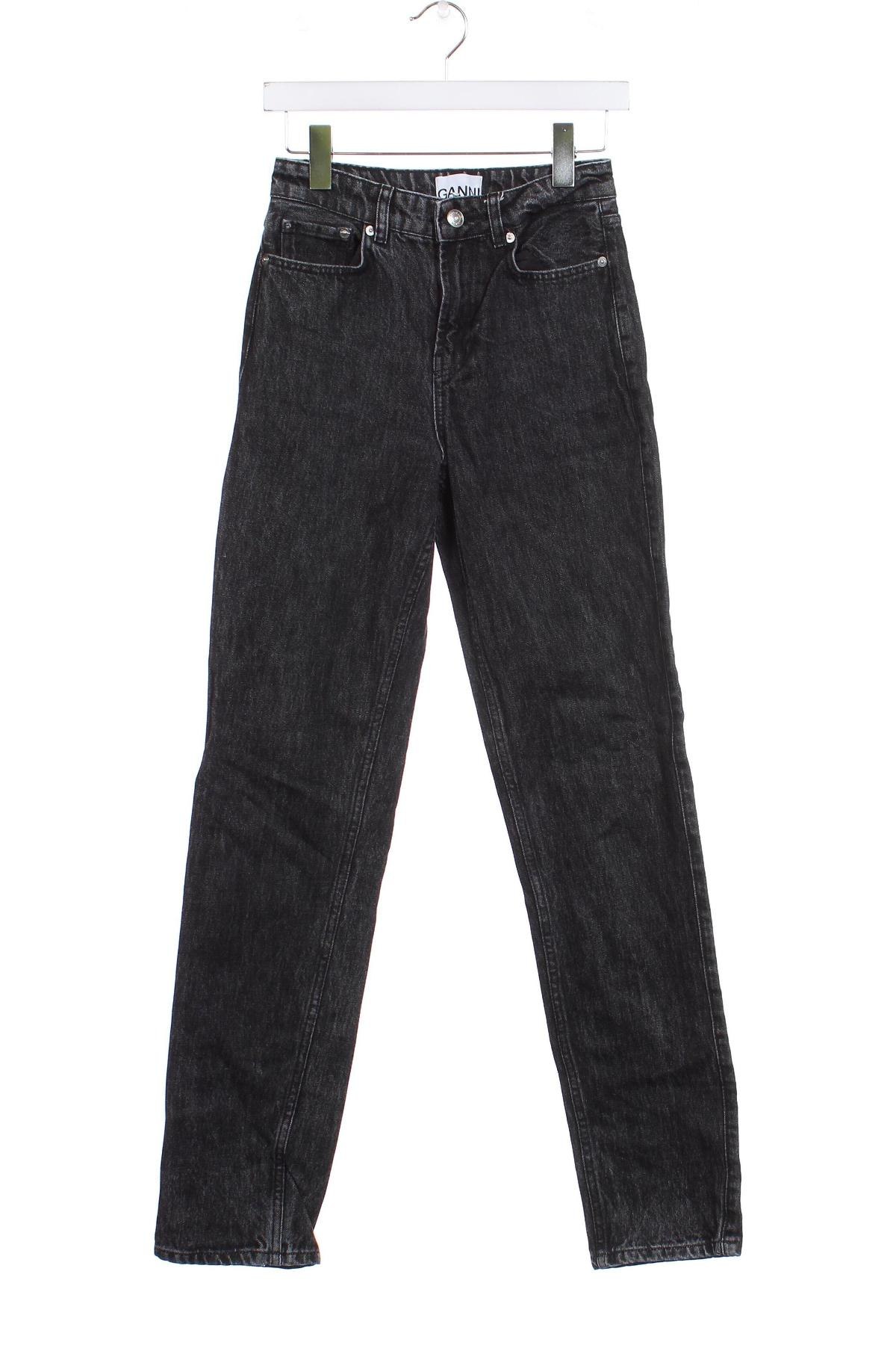 Damen Jeans Ganni, Größe XS, Farbe Schwarz, Preis € 30,06