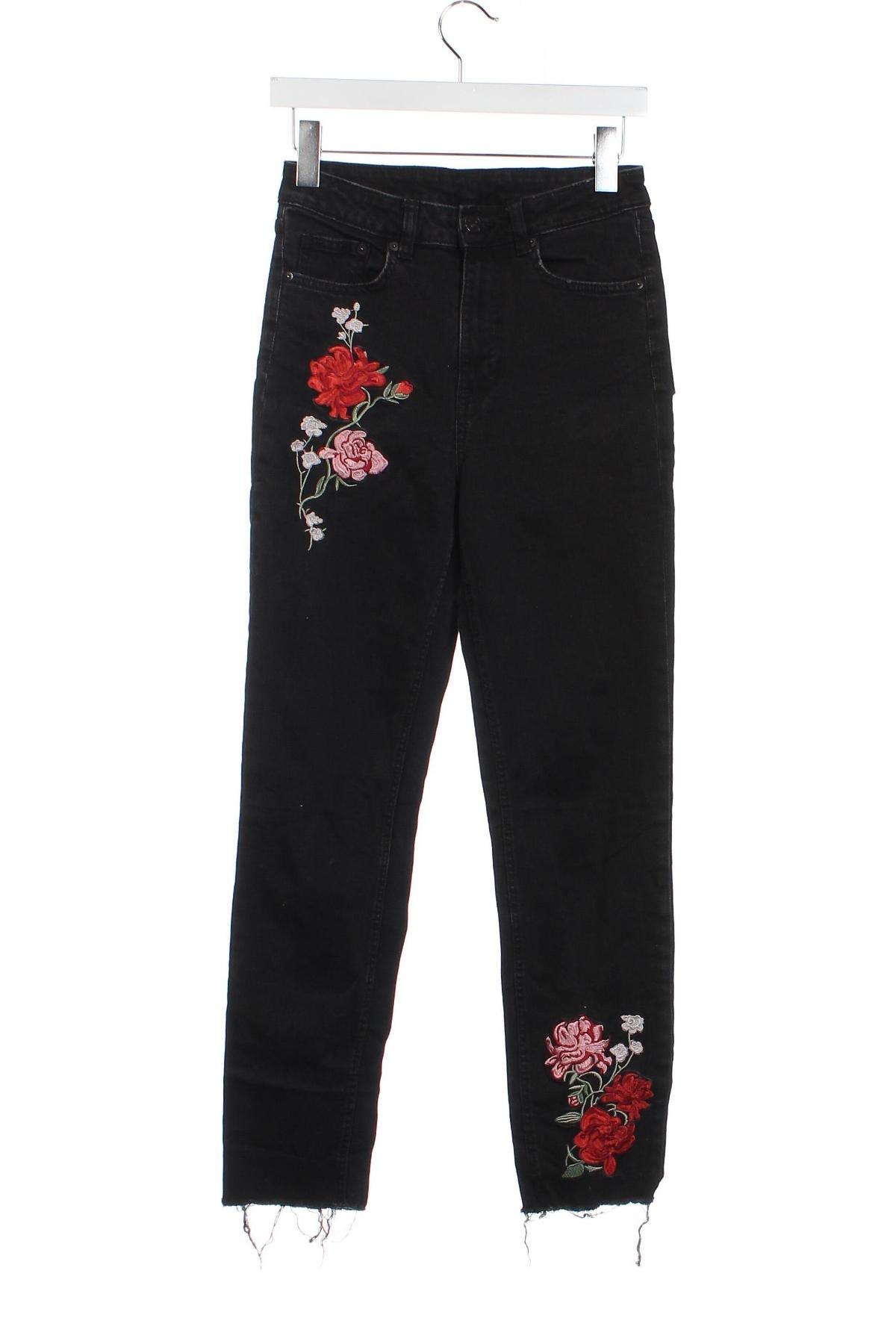 Damskie jeansy H&M Divided, Rozmiar S, Kolor Czarny, Cena 34,00 zł