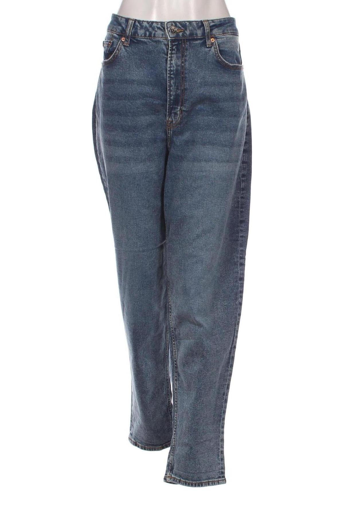 Damskie jeansy H&M Divided, Rozmiar L, Kolor Niebieski, Cena 41,79 zł