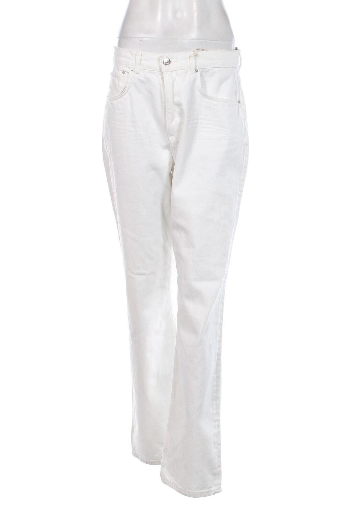 Blugi de femei Perfect Jeans By Gina Tricot, Mărime M, Culoare Alb, Preț 37,99 Lei