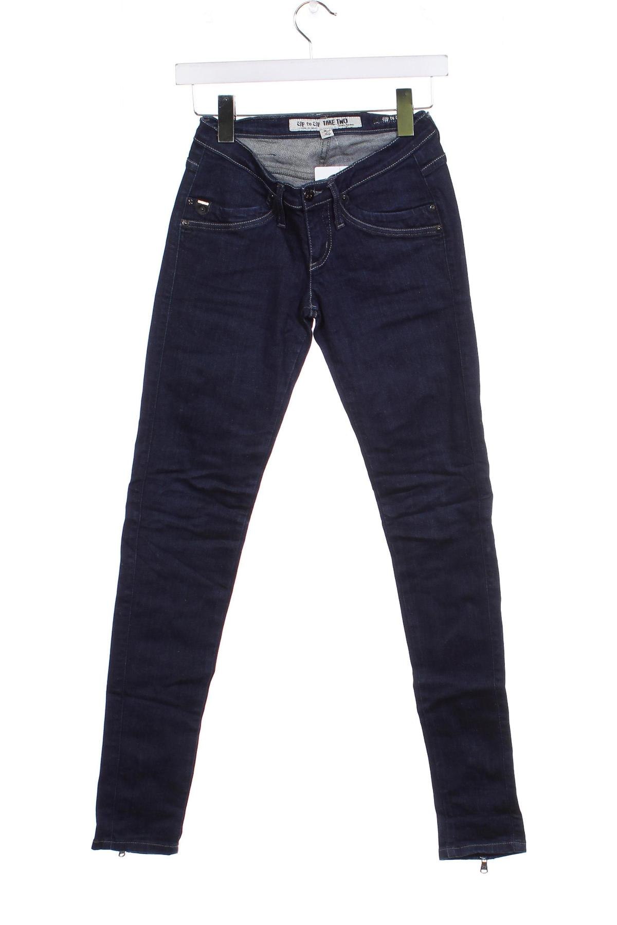 Dámske džínsy  Take Two, Veľkosť XS, Farba Modrá, Cena  4,65 €