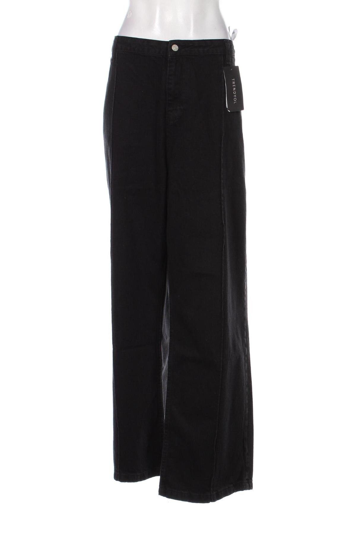 Damen Jeans Trendyol, Größe XXL, Farbe Schwarz, Preis 23,97 €