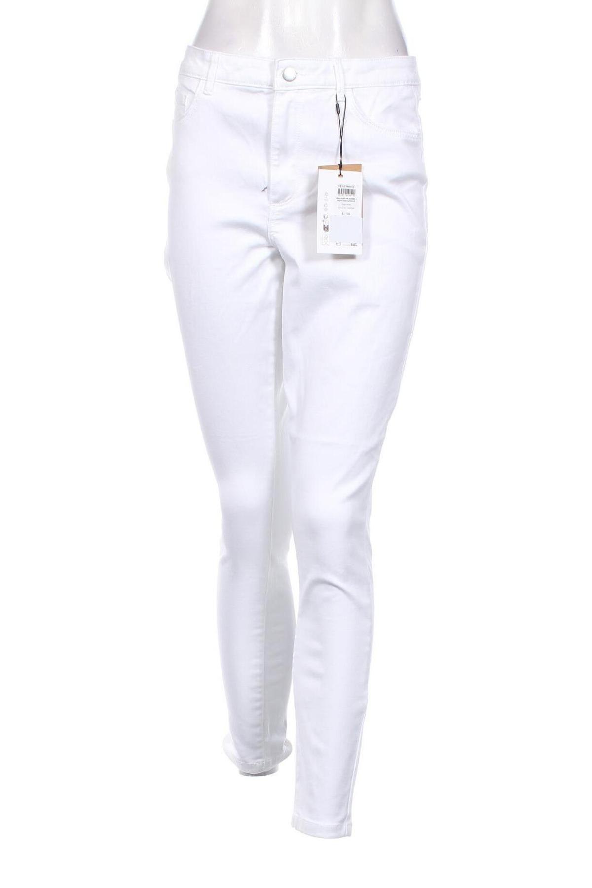 Damen Jeans Vero Moda, Größe L, Farbe Weiß, Preis € 16,67