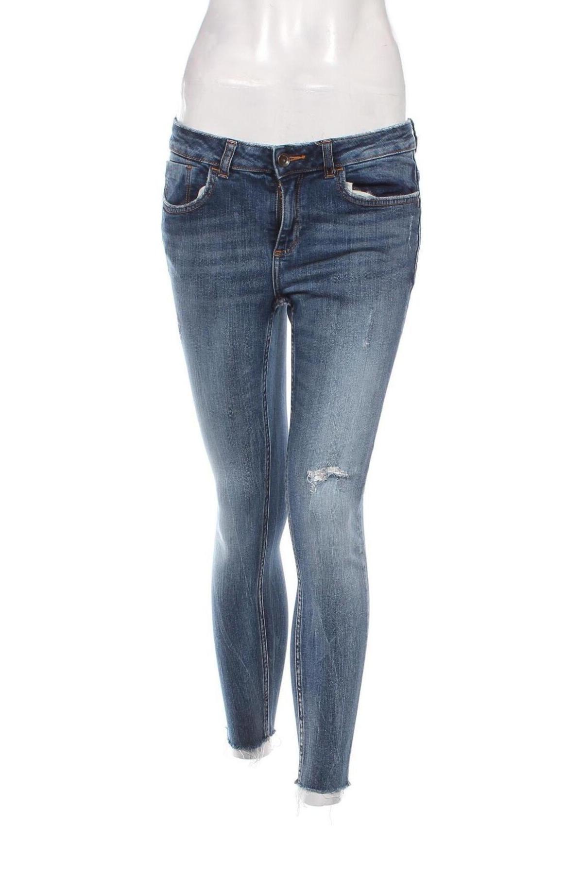Dámské džíny  Zara, Velikost M, Barva Modrá, Cena  166,00 Kč