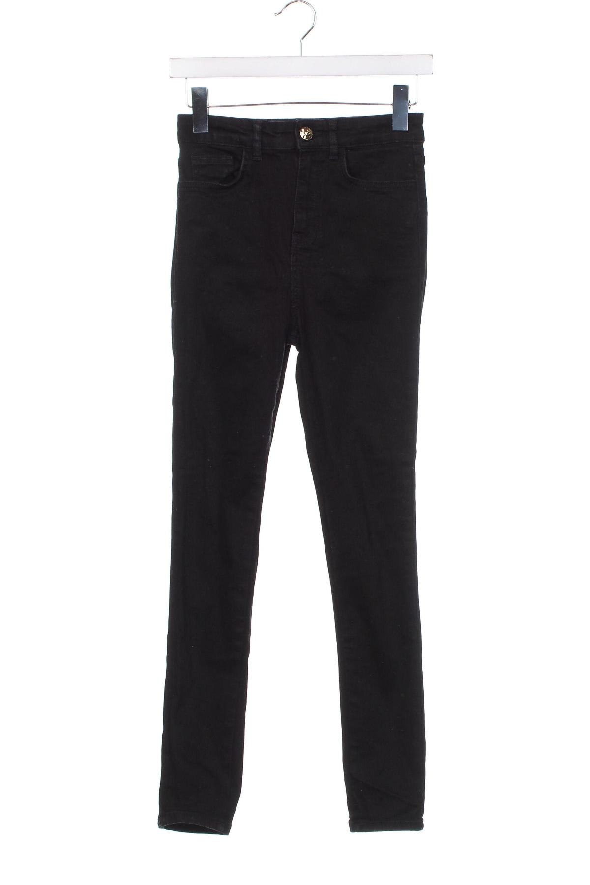 Dámské džíny  Zara, Velikost S, Barva Černá, Cena  157,00 Kč