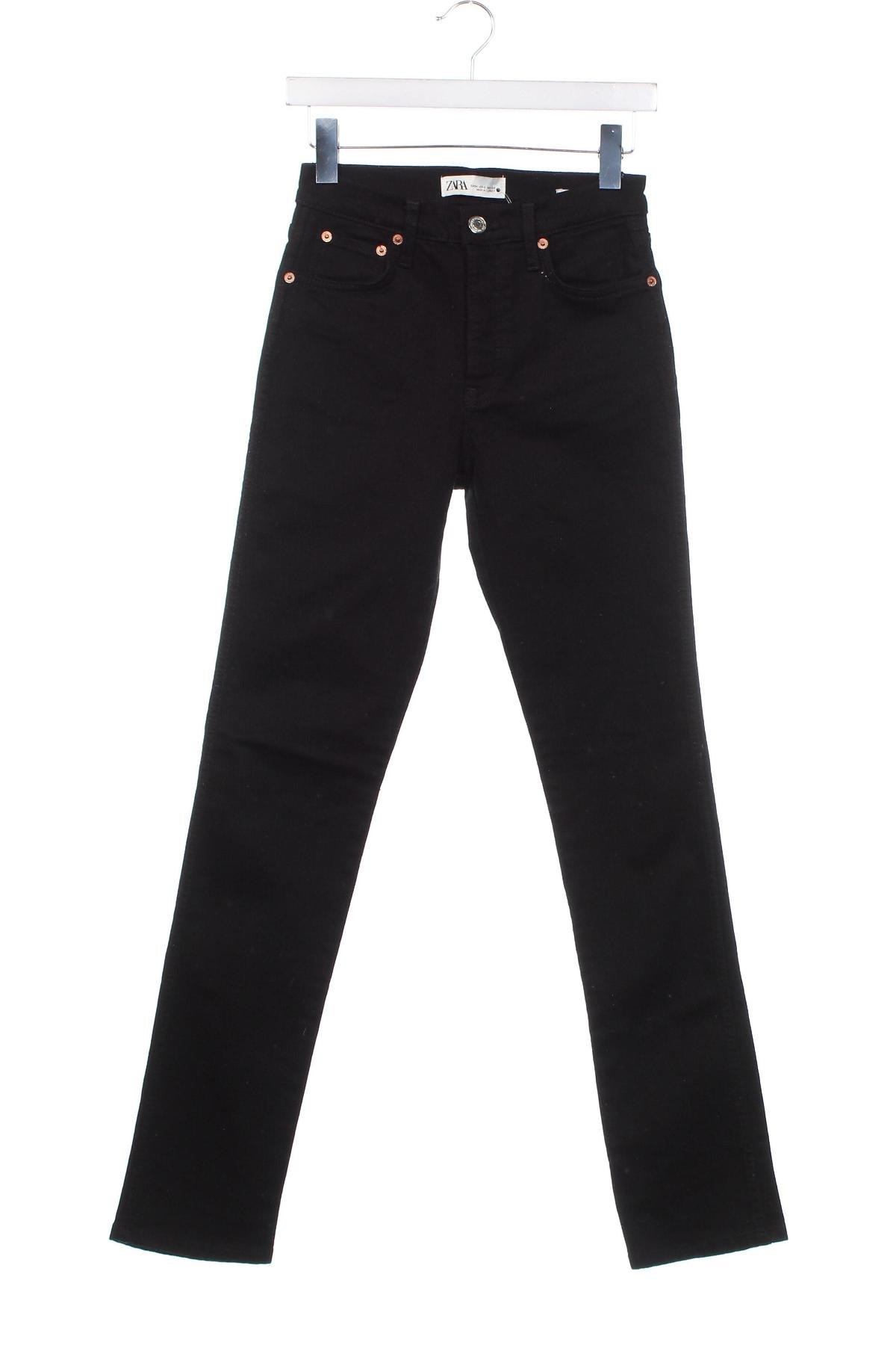 Damen Jeans Zara, Größe XS, Farbe Schwarz, Preis € 13,80