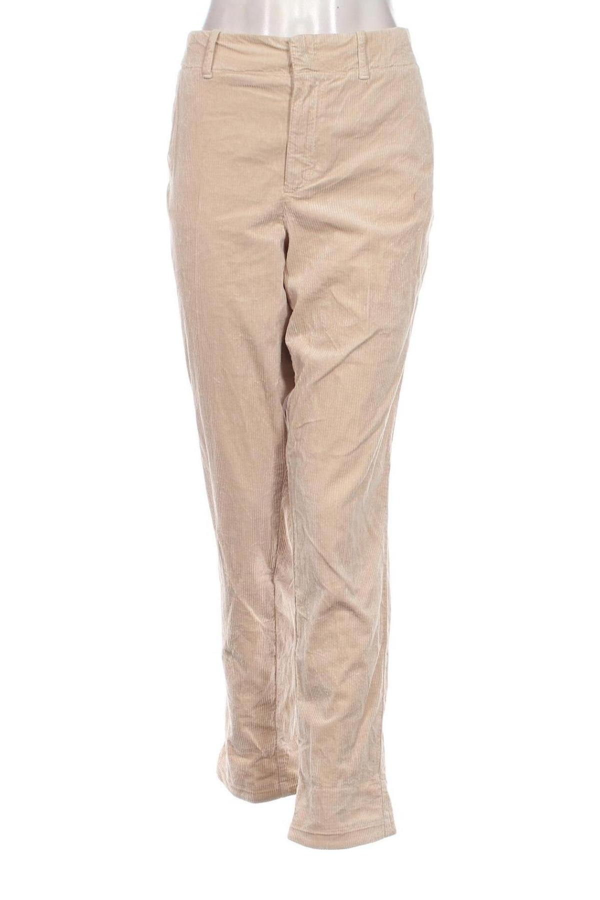 Γυναικείο κοτλέ παντελόνι, Μέγεθος XL, Χρώμα  Μπέζ, Τιμή 7,18 €