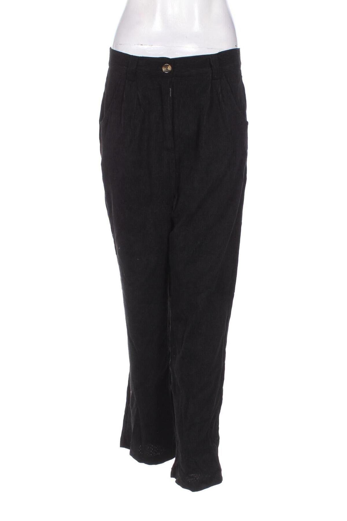 Pantaloni de velvet de femei, Mărime M, Culoare Negru, Preț 21,94 Lei