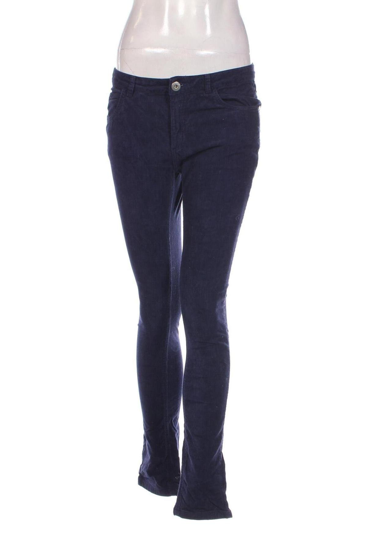 Pantaloni de velvet de femei BZR Bruuns Bazaar, Mărime M, Culoare Albastru, Preț 112,99 Lei