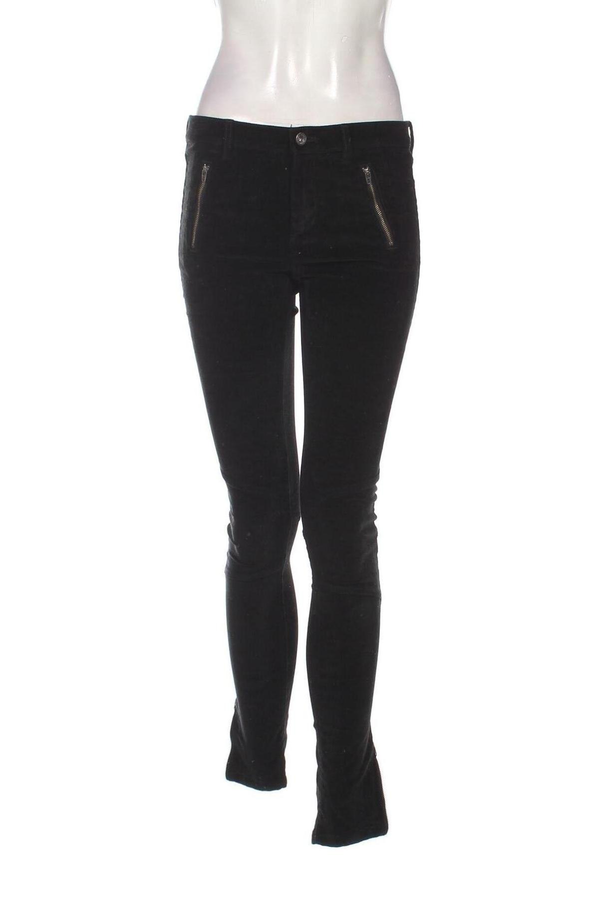 Pantaloni de velvet de femei Banana Republic, Mărime M, Culoare Negru, Preț 73,81 Lei