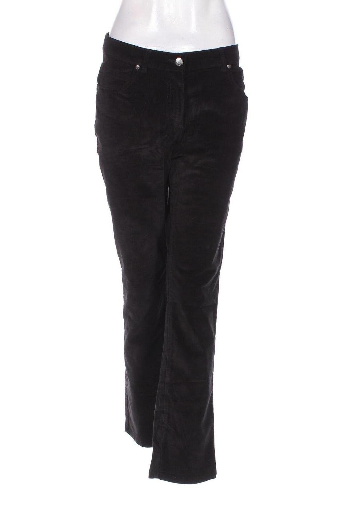 Pantaloni de velvet de femei Bexleys, Mărime L, Culoare Negru, Preț 21,99 Lei