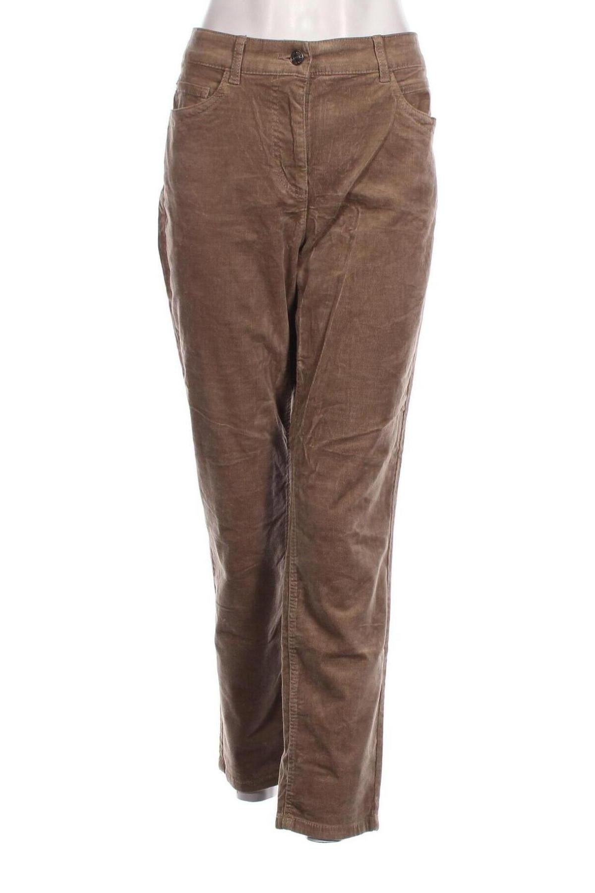 Γυναικείο κοτλέ παντελόνι C&A, Μέγεθος L, Χρώμα  Μπέζ, Τιμή 4,84 €