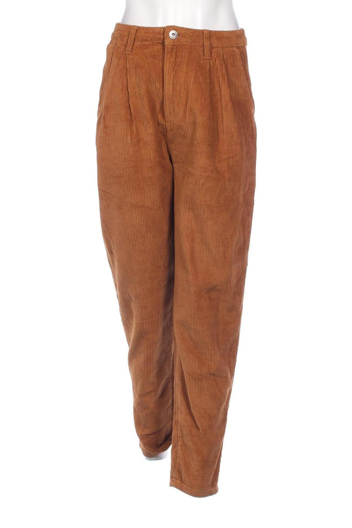 Γυναικείο κοτλέ παντελόνι Castro, Μέγεθος S, Χρώμα Καφέ, Τιμή 5,69 €