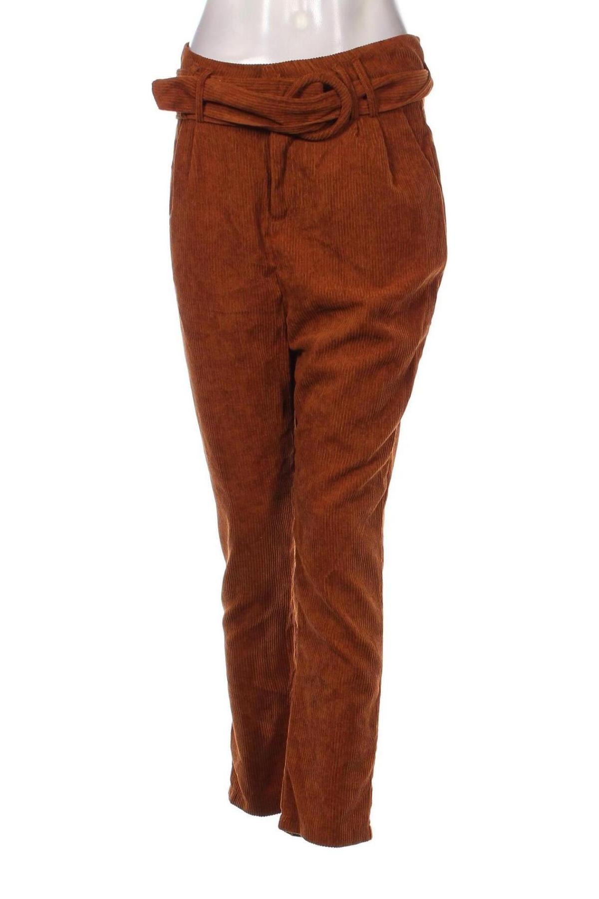 Pantaloni de velvet de femei Haily`s, Mărime S, Culoare Maro, Preț 22,99 Lei