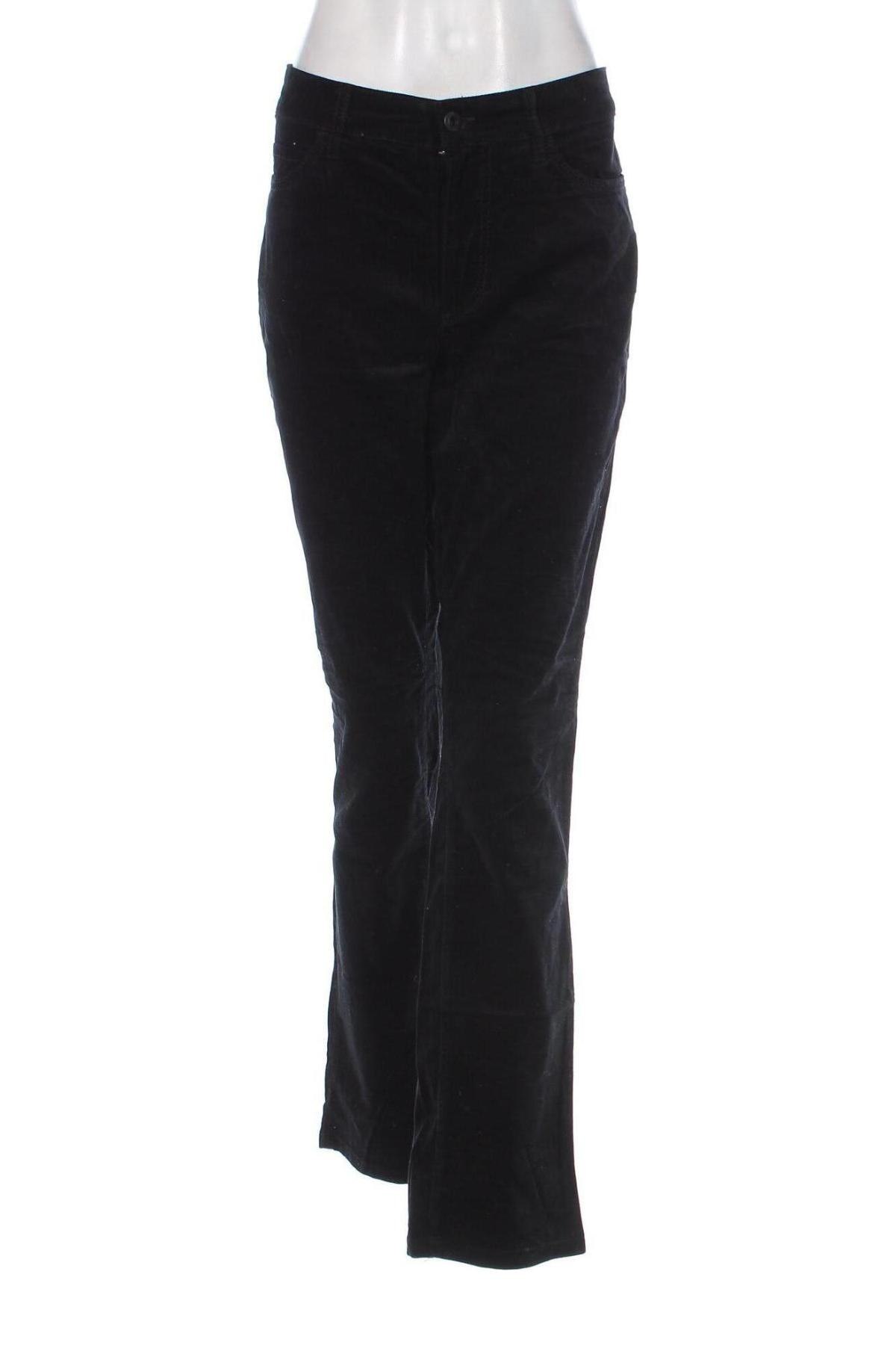 Pantaloni de velvet de femei Mac, Mărime XL, Culoare Negru, Preț 89,47 Lei