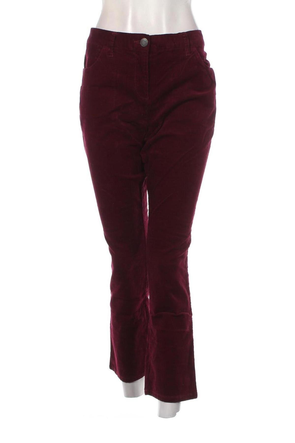 Γυναικείο κοτλέ παντελόνι Marks & Spencer, Μέγεθος L, Χρώμα Κόκκινο, Τιμή 5,68 €