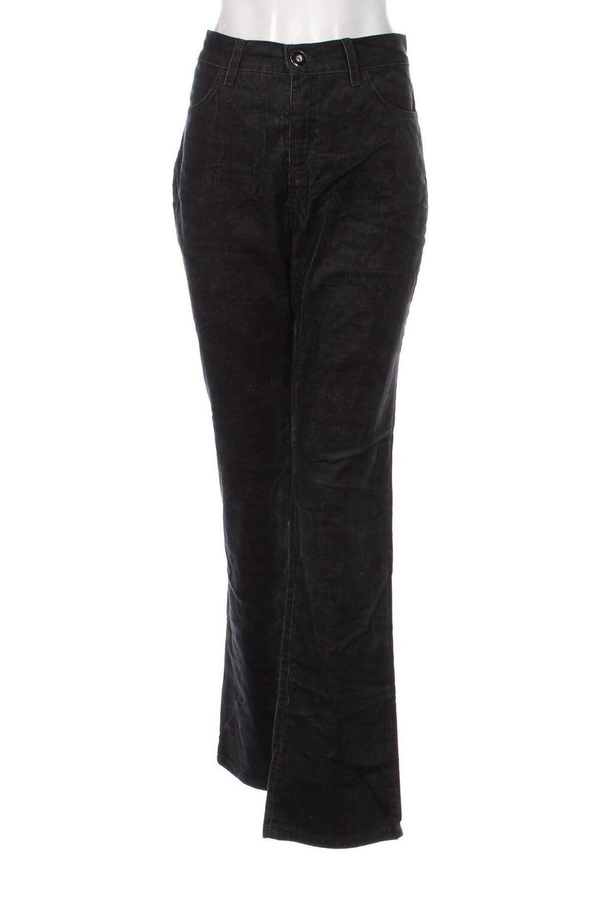 Pantaloni de velvet de femei Per Una By Marks & Spencer, Mărime L, Culoare Negru, Preț 28,32 Lei