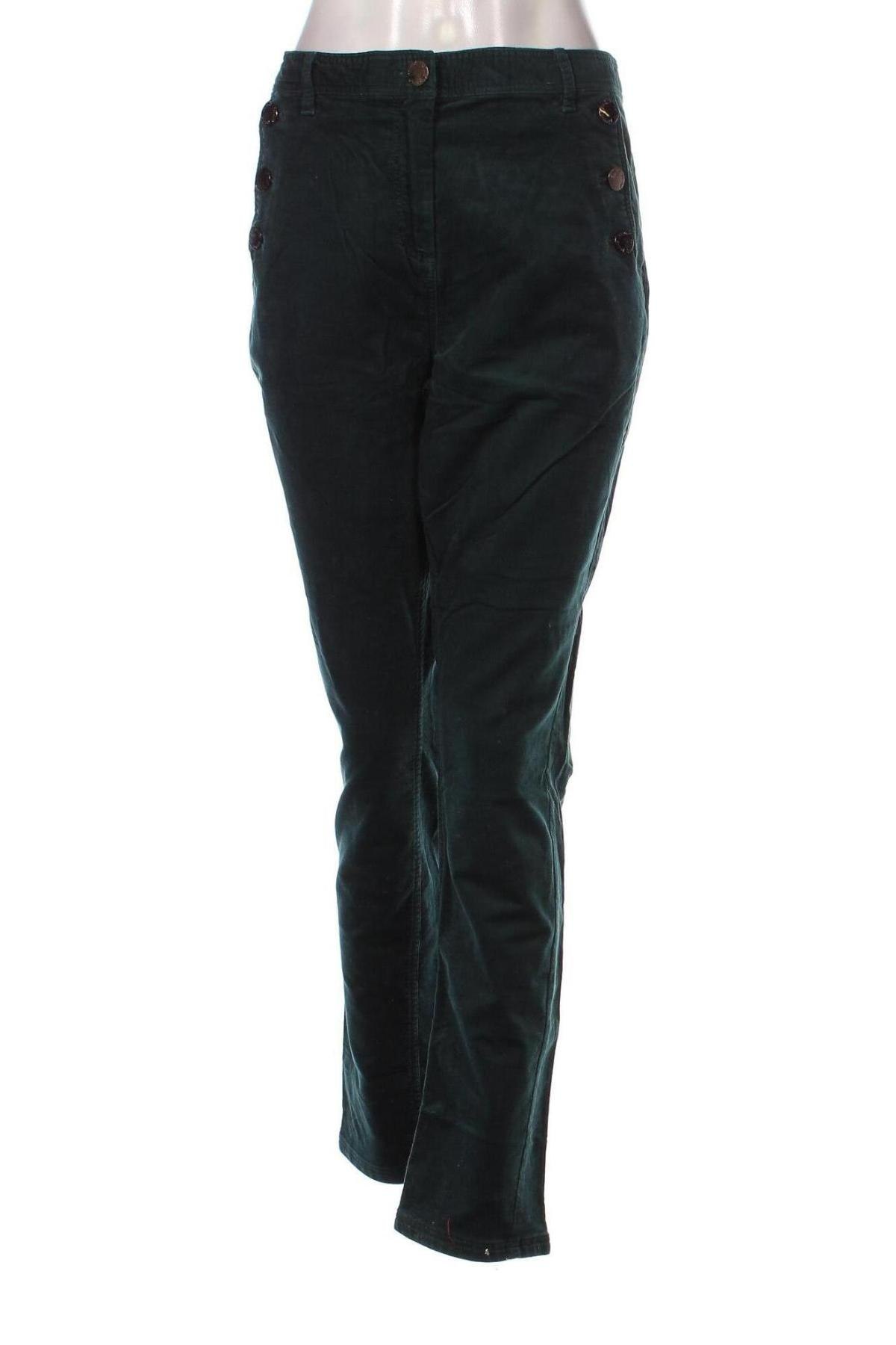 Дамски джинси Per Una By Marks & Spencer, Размер L, Цвят Зелен, Цена 8,20 лв.
