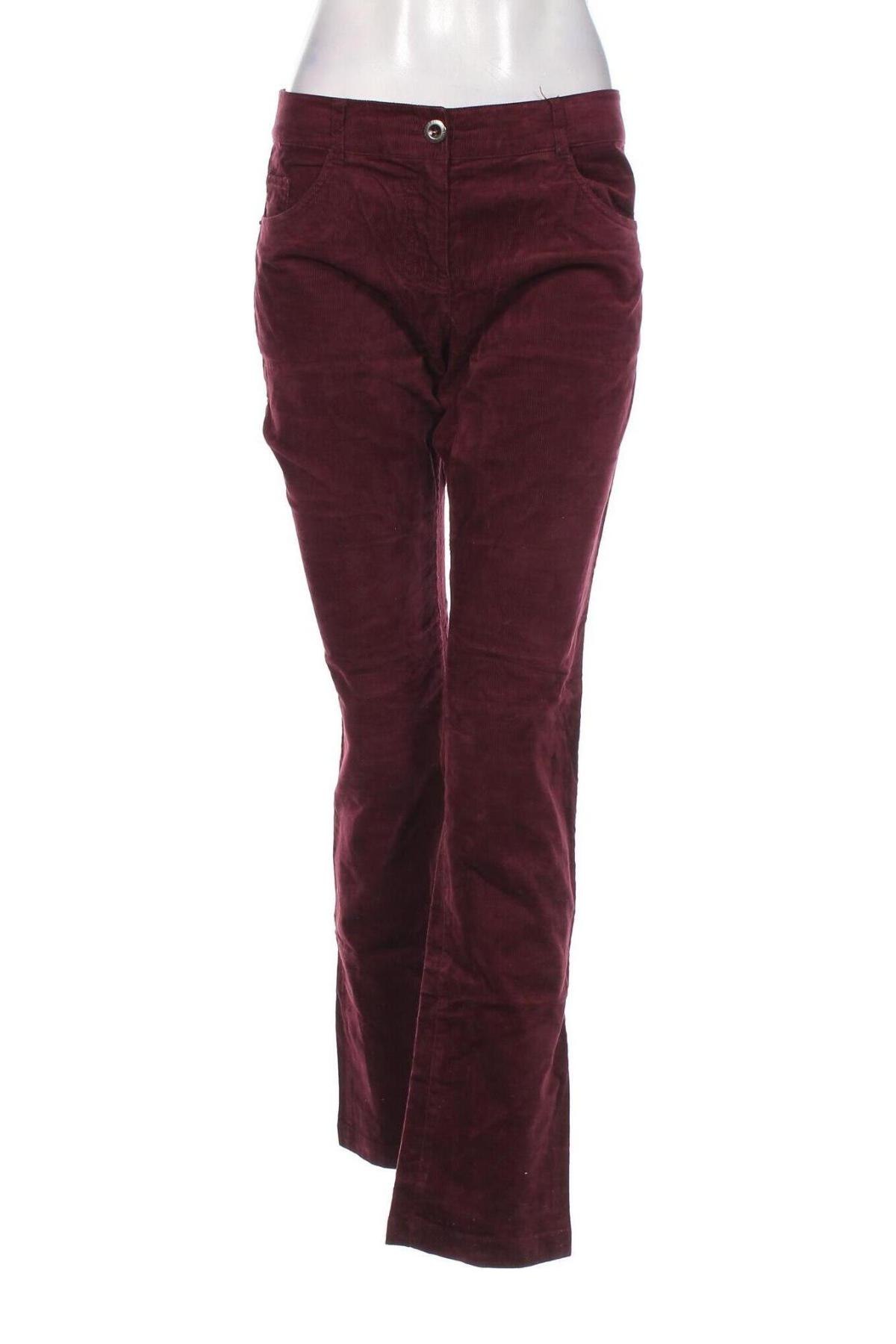 Γυναικείο κοτλέ παντελόνι S.Oliver, Μέγεθος L, Χρώμα Κόκκινο, Τιμή 7,61 €