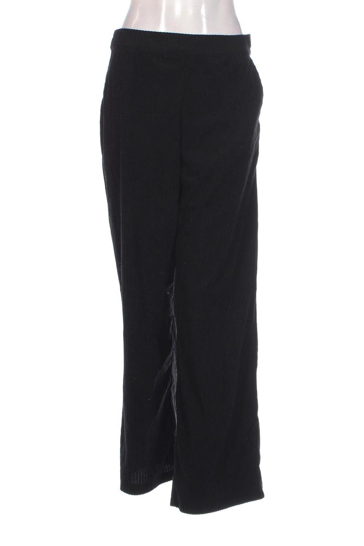 Γυναικείο κοτλέ παντελόνι SHEIN, Μέγεθος M, Χρώμα Μαύρο, Τιμή 2,69 €