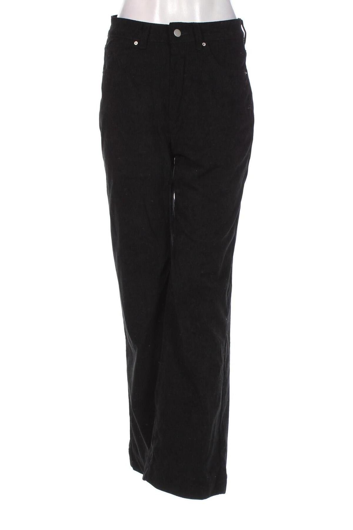 Pantaloni de velvet de femei SHEIN, Mărime M, Culoare Negru, Preț 23,85 Lei