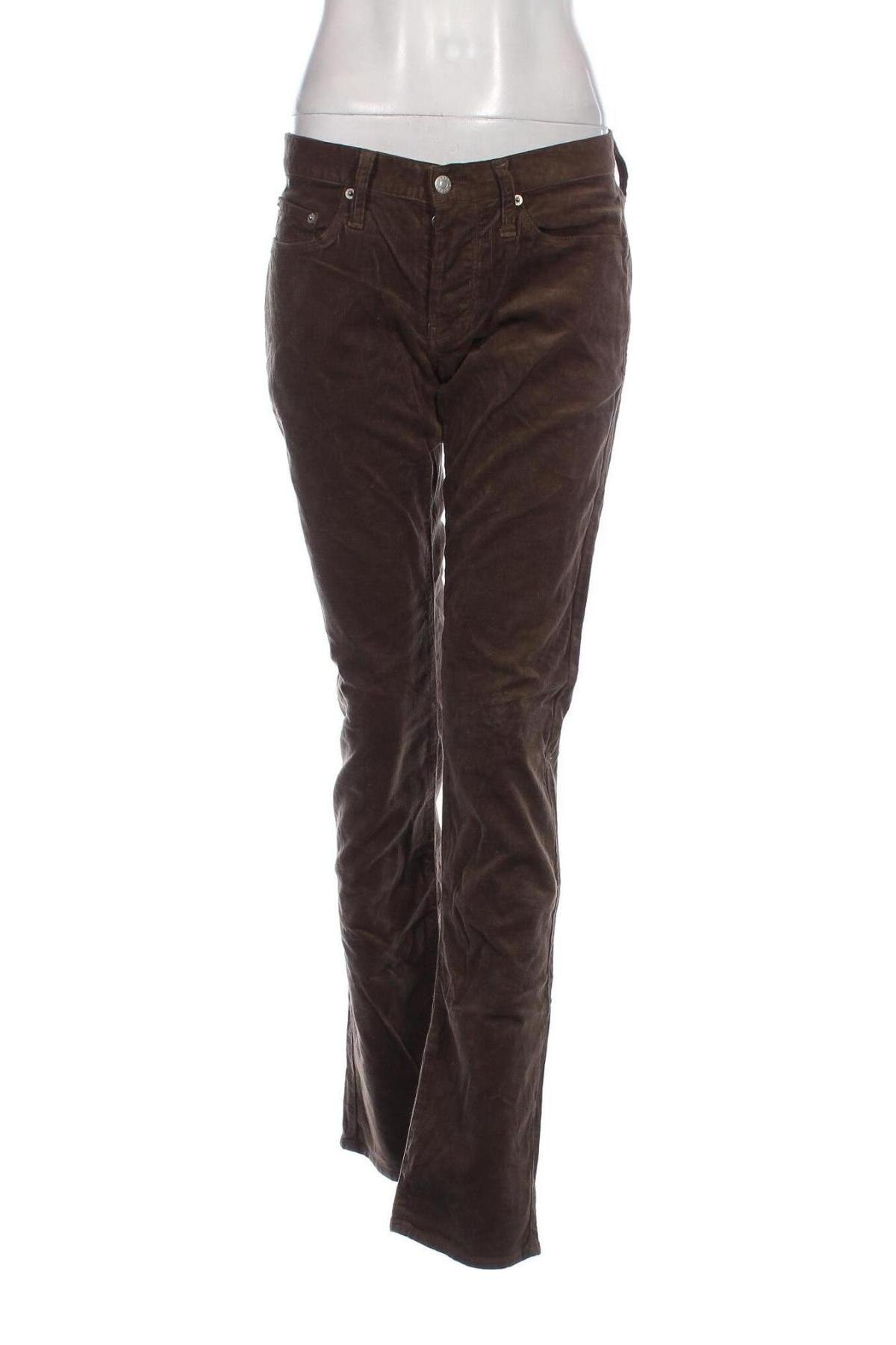 Γυναικείο κοτλέ παντελόνι Sisley, Μέγεθος M, Χρώμα Καφέ, Τιμή 16,82 €