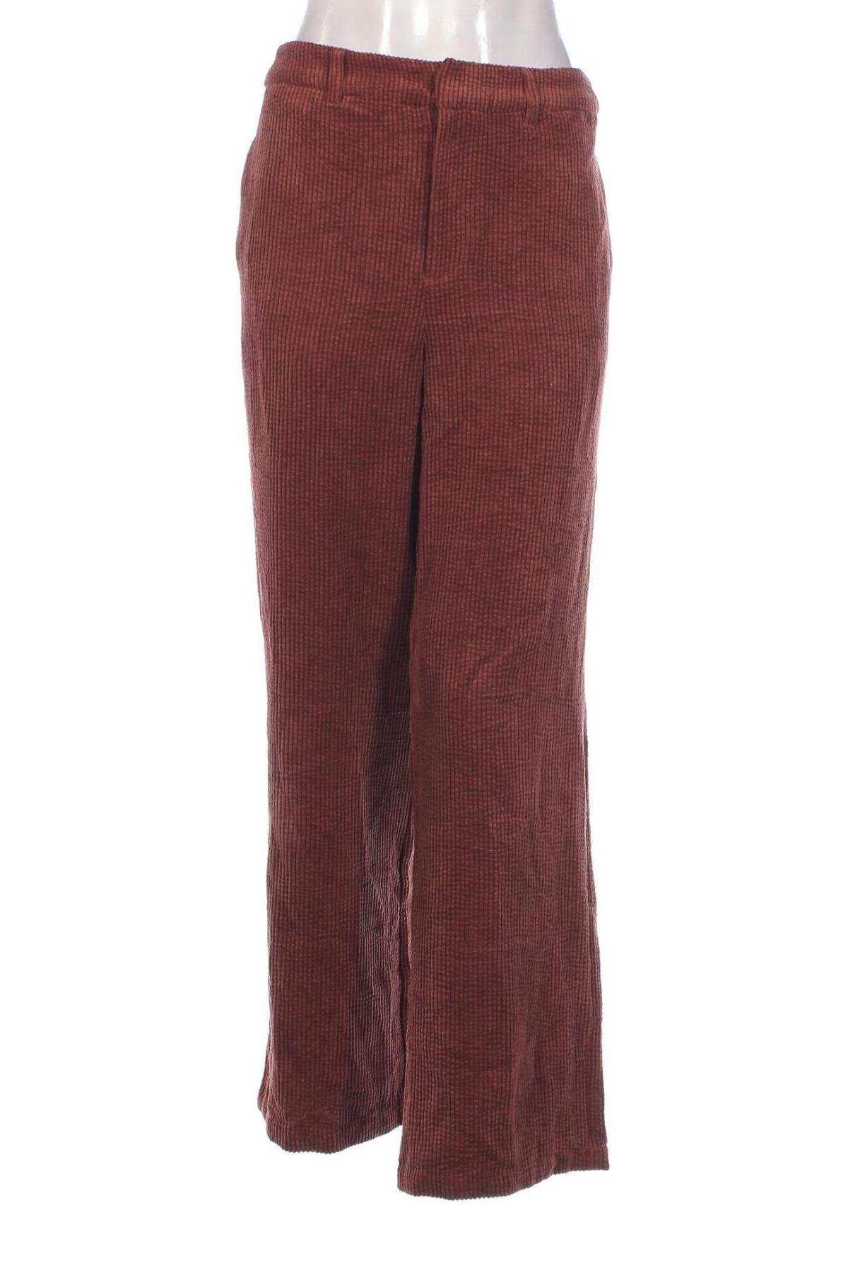 Pantaloni de velvet de femei Sora, Mărime S, Culoare Portocaliu, Preț 33,39 Lei