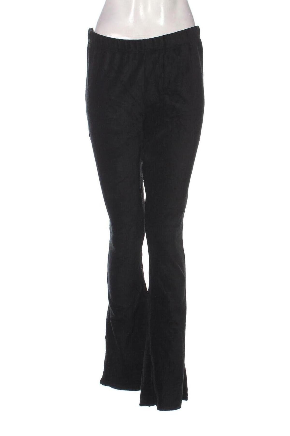 Pantaloni de velvet de femei True Spirit, Mărime XL, Culoare Negru, Preț 47,70 Lei