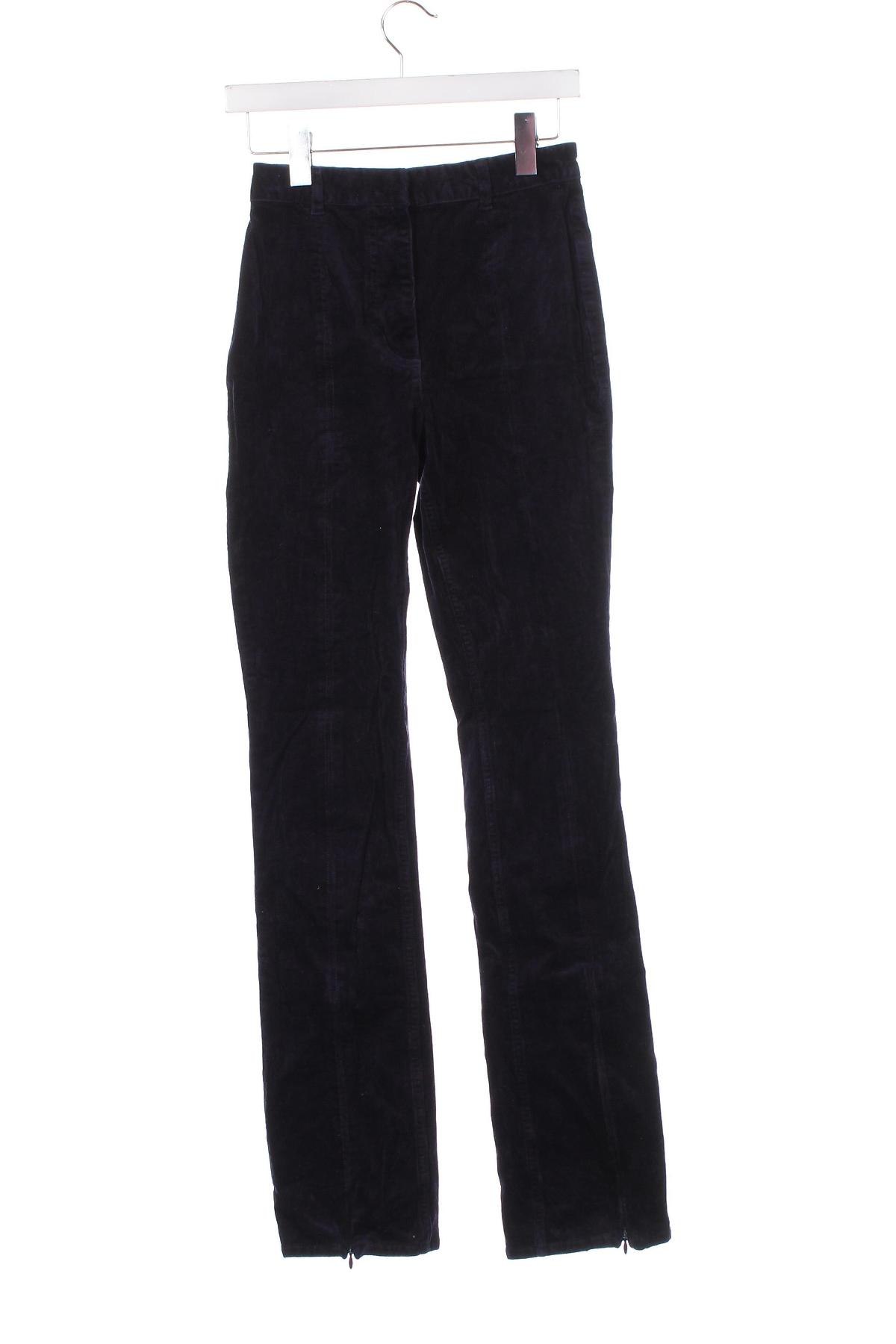 Pantaloni de velvet de femei Weekday, Mărime XS, Culoare Mov, Preț 21,99 Lei