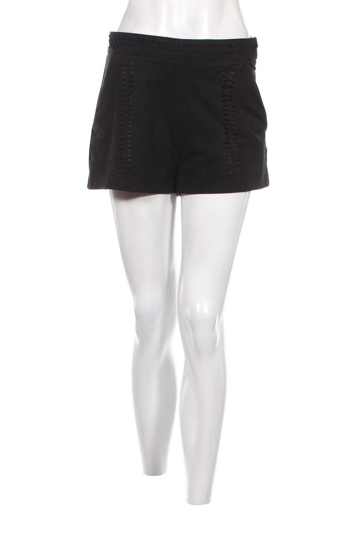 Дамски къс панталон H&M, Размер M, Цвят Черен, Цена 9,03 лв.