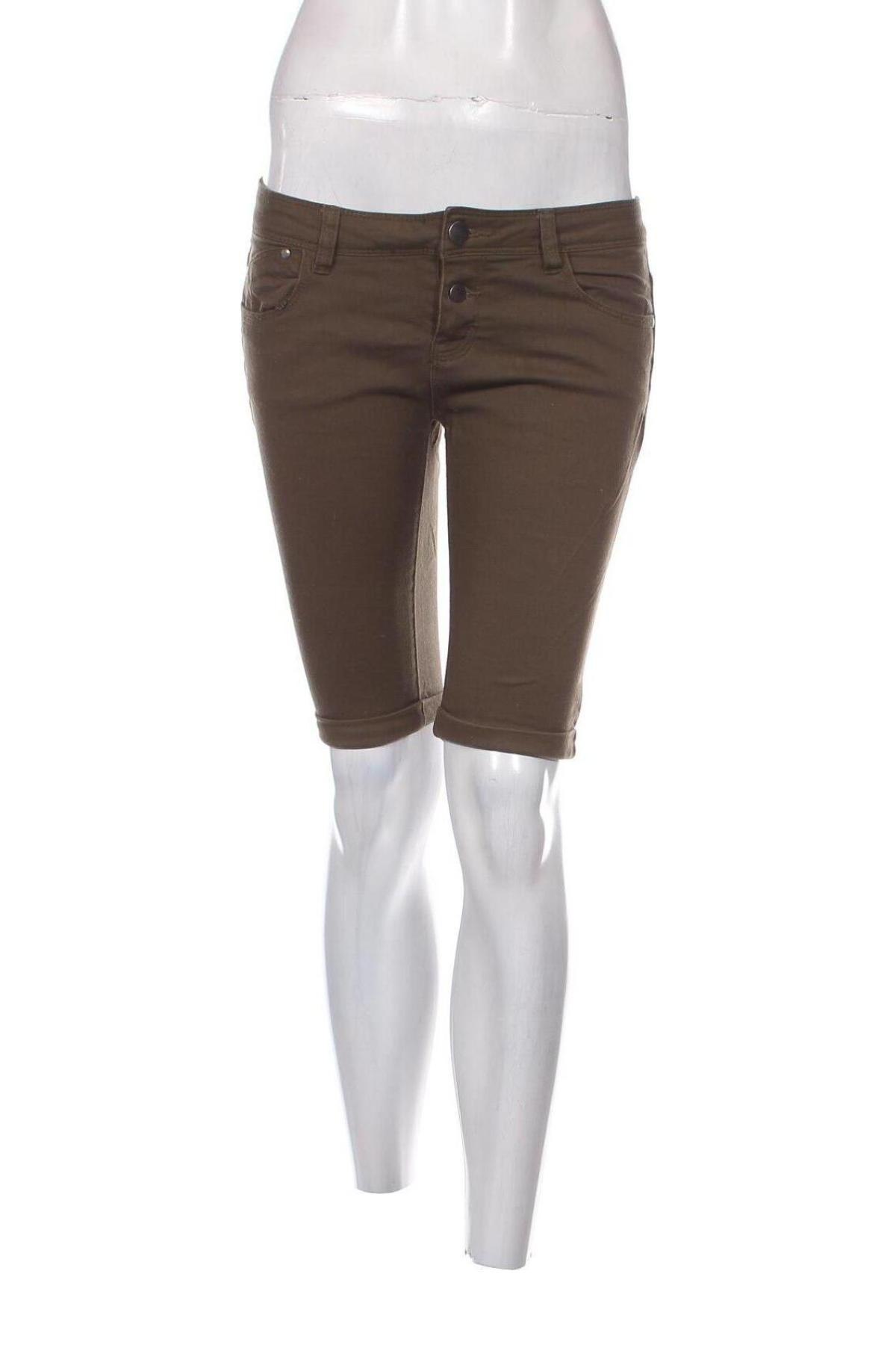 Дамски къс панталон Piazza Italia, Размер M, Цвят Зелен, Цена 9,03 лв.