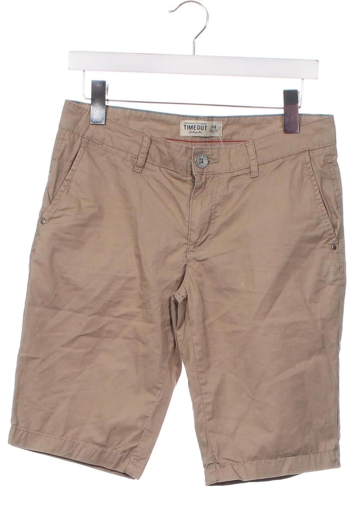 Damen Shorts Timeout, Größe XS, Farbe Beige, Preis 13,83 €