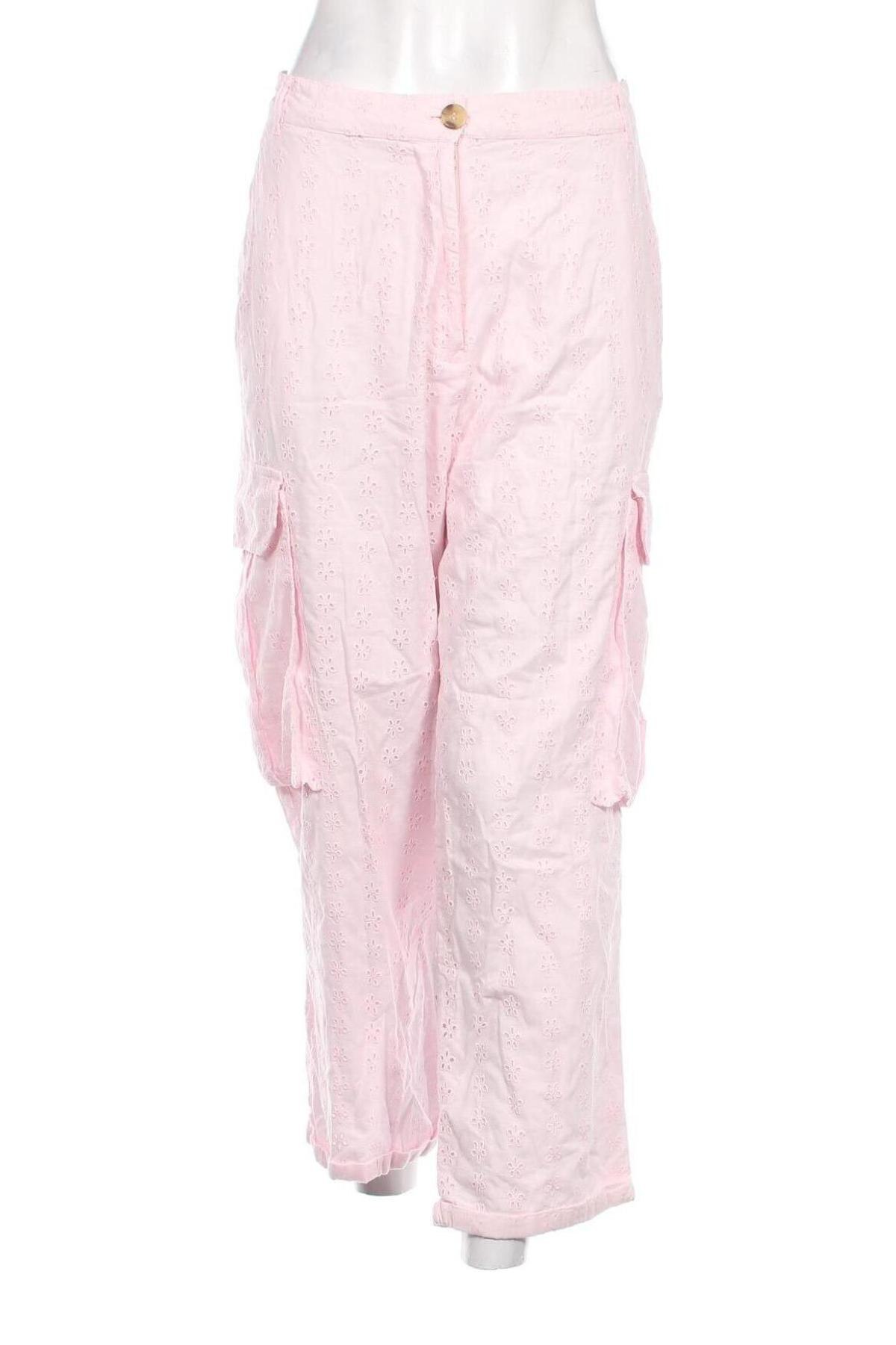 Pantaloni de femei ASOS, Mărime XL, Culoare Roz, Preț 51,02 Lei