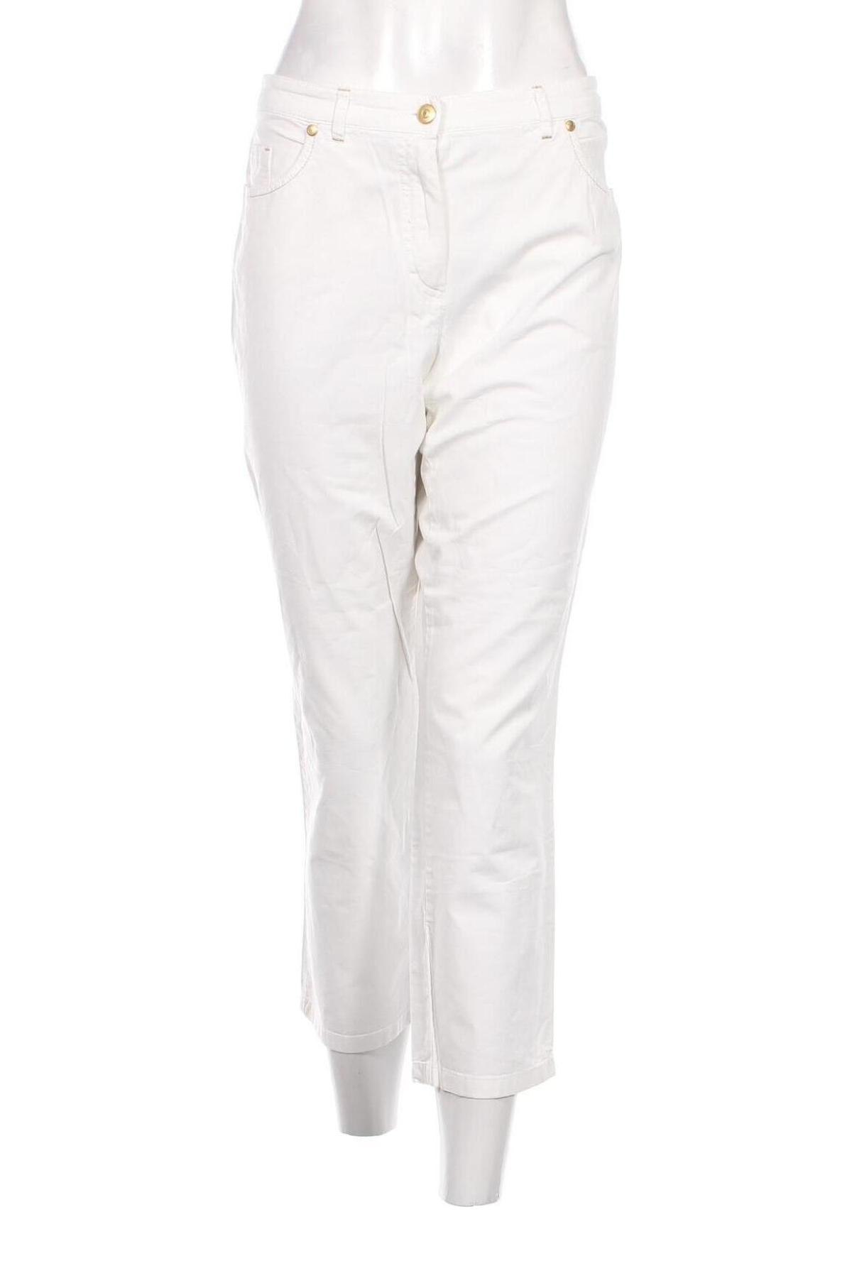 Pantaloni de femei Atelier GS, Mărime M, Culoare Alb, Preț 46,07 Lei