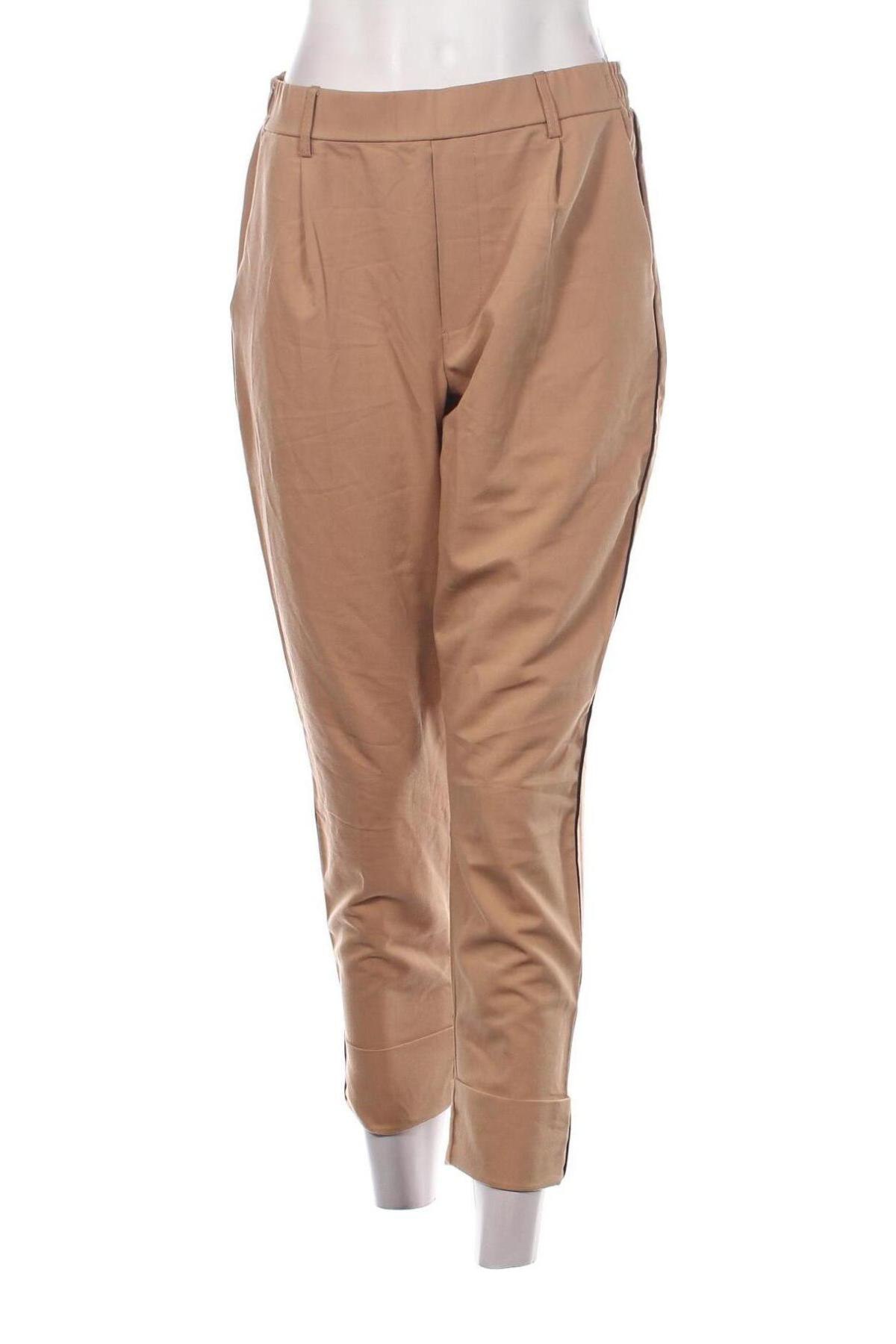 Damenhose Bershka, Größe L, Farbe Beige, Preis 5,85 €