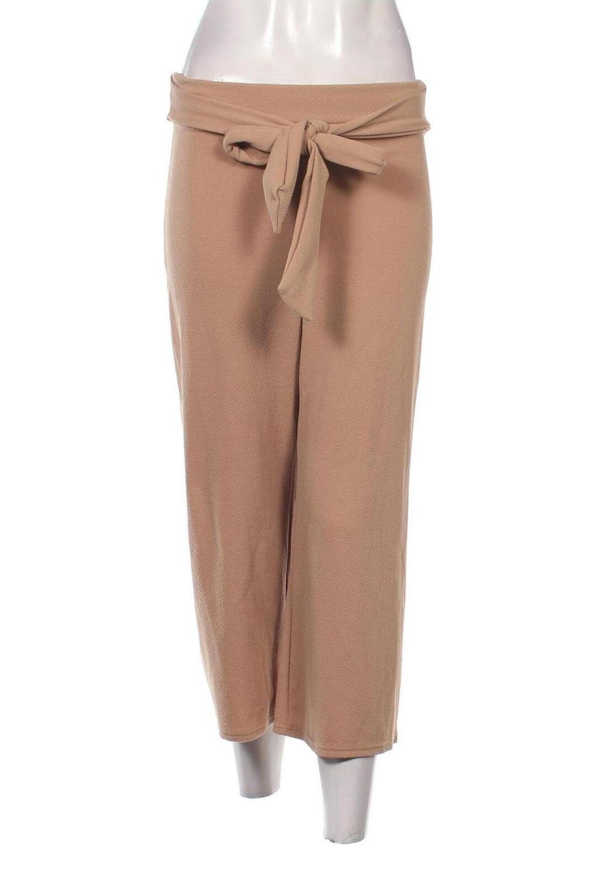 Pantaloni de femei Boohoo, Mărime XS, Culoare Bej, Preț 42,16 Lei