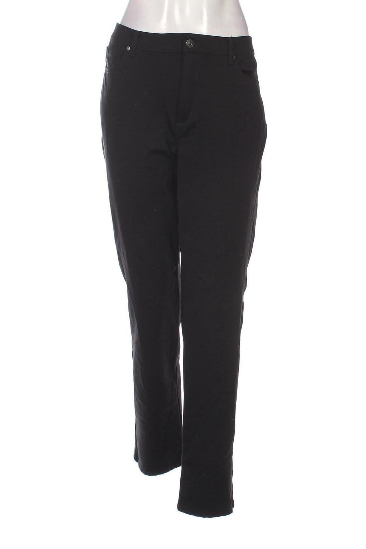 Дамски панталон Gloria Vanderbilt, Размер M, Цвят Черен, Цена 7,25 лв.