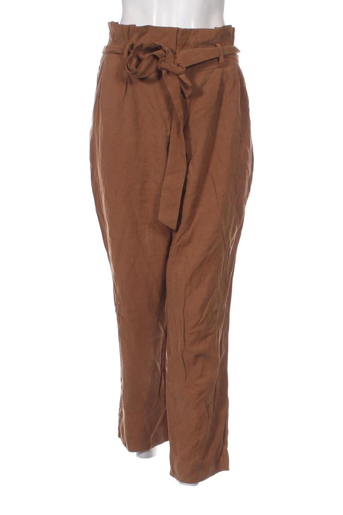 Damskie spodnie H&M, Rozmiar XL, Kolor Beżowy, Cena 41,79 zł