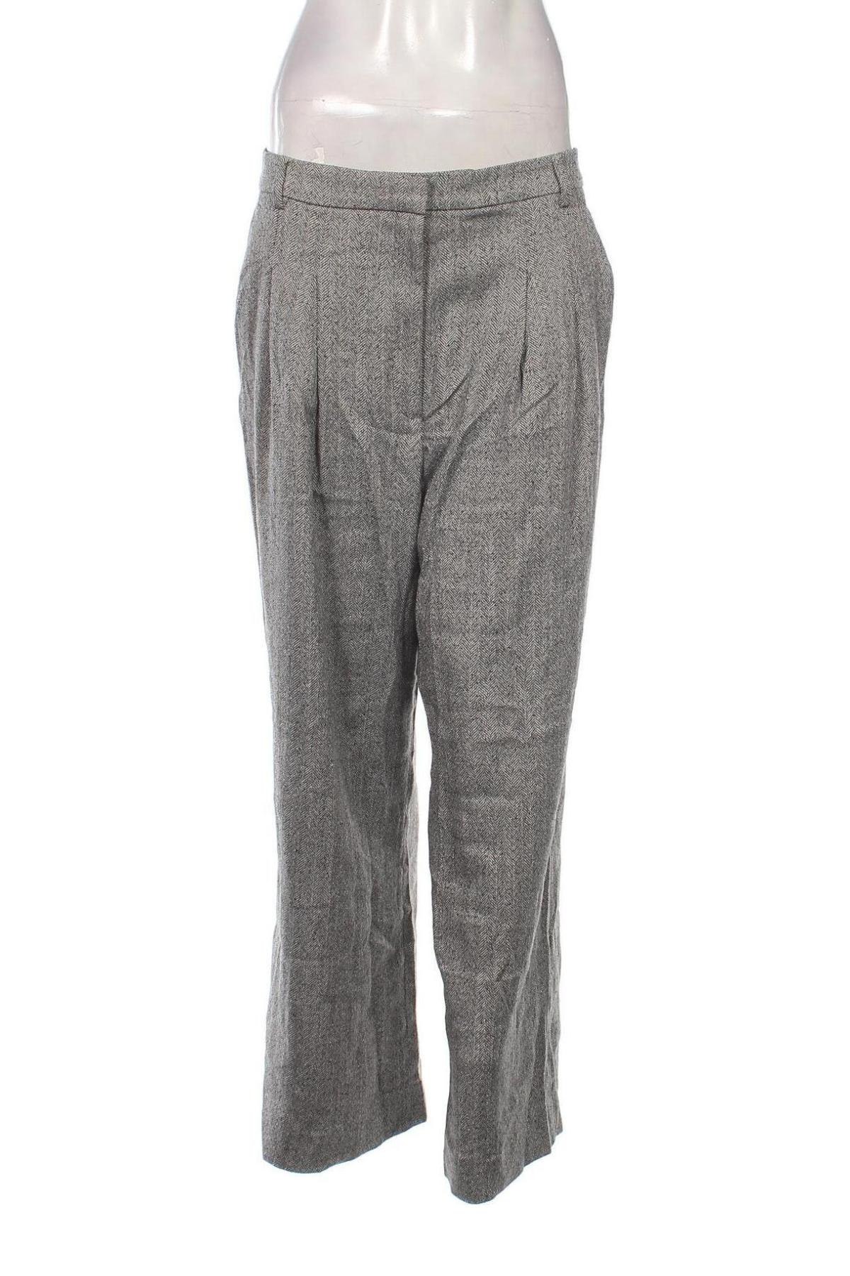 Pantaloni de femei H&M, Mărime L, Culoare Gri, Preț 95,39 Lei