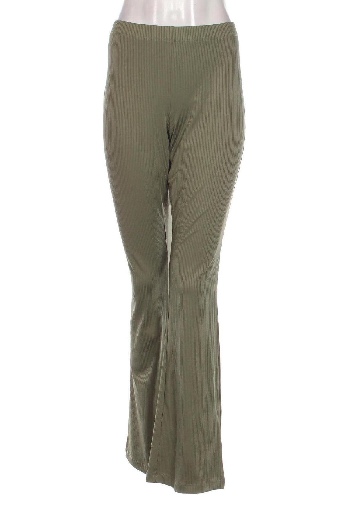 Дамски панталон H&M Divided, Размер L, Цвят Зелен, Цена 17,60 лв.