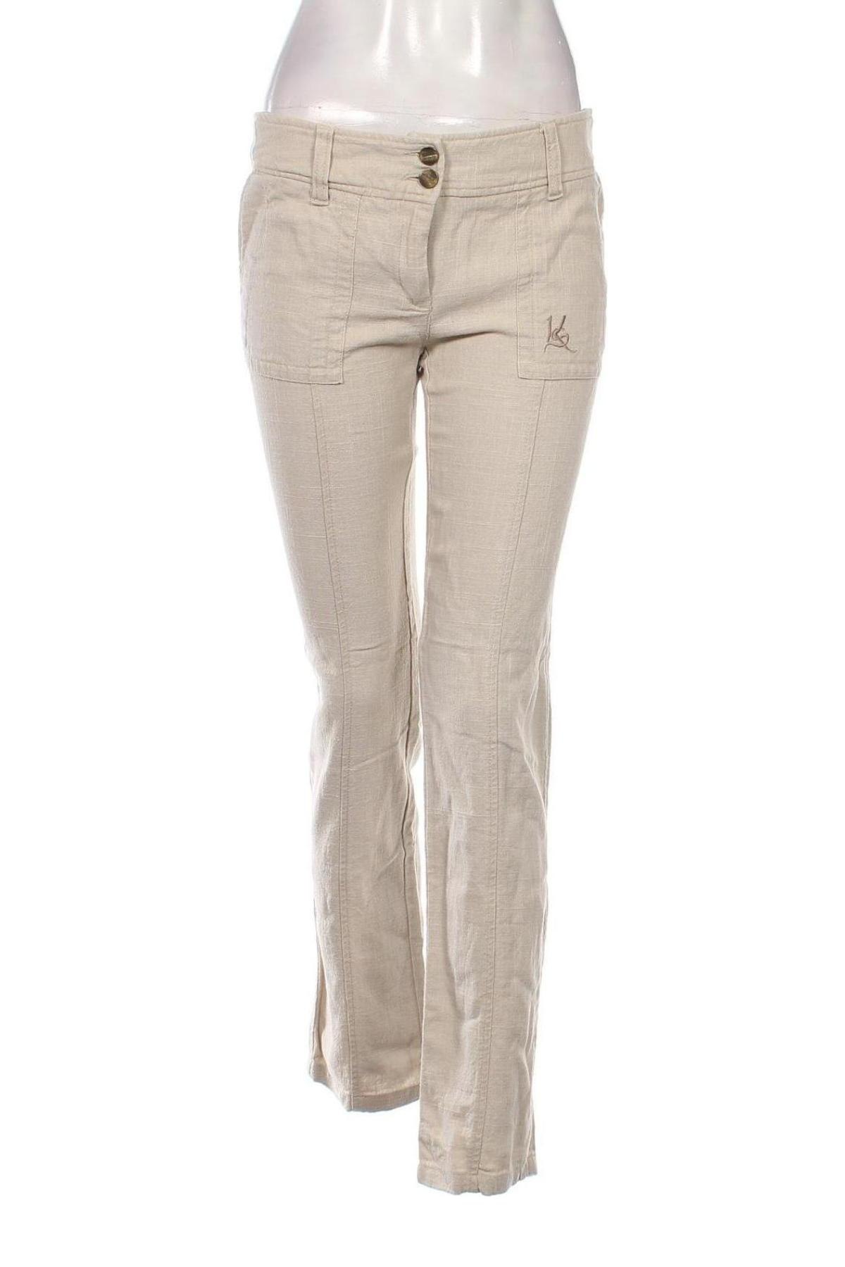 Γυναικείο παντελόνι Kensol, Μέγεθος M, Χρώμα  Μπέζ, Τιμή 11,32 €
