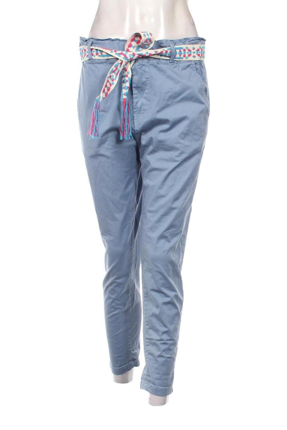 Pantaloni de femei Made In Italy, Mărime S, Culoare Albastru, Preț 40,15 Lei