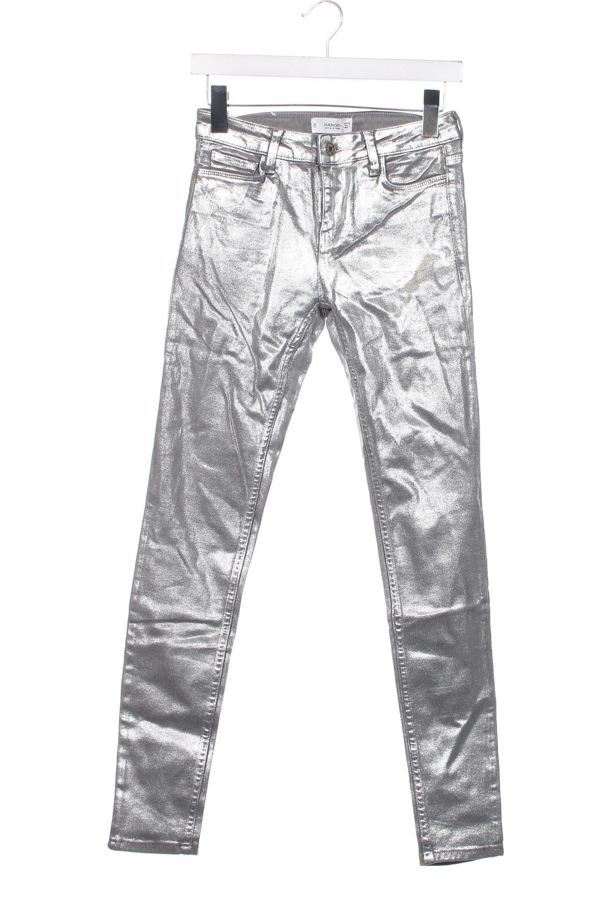 Dámské kalhoty  Mango, Velikost S, Barva Stříbrná, Cena  619,00 Kč