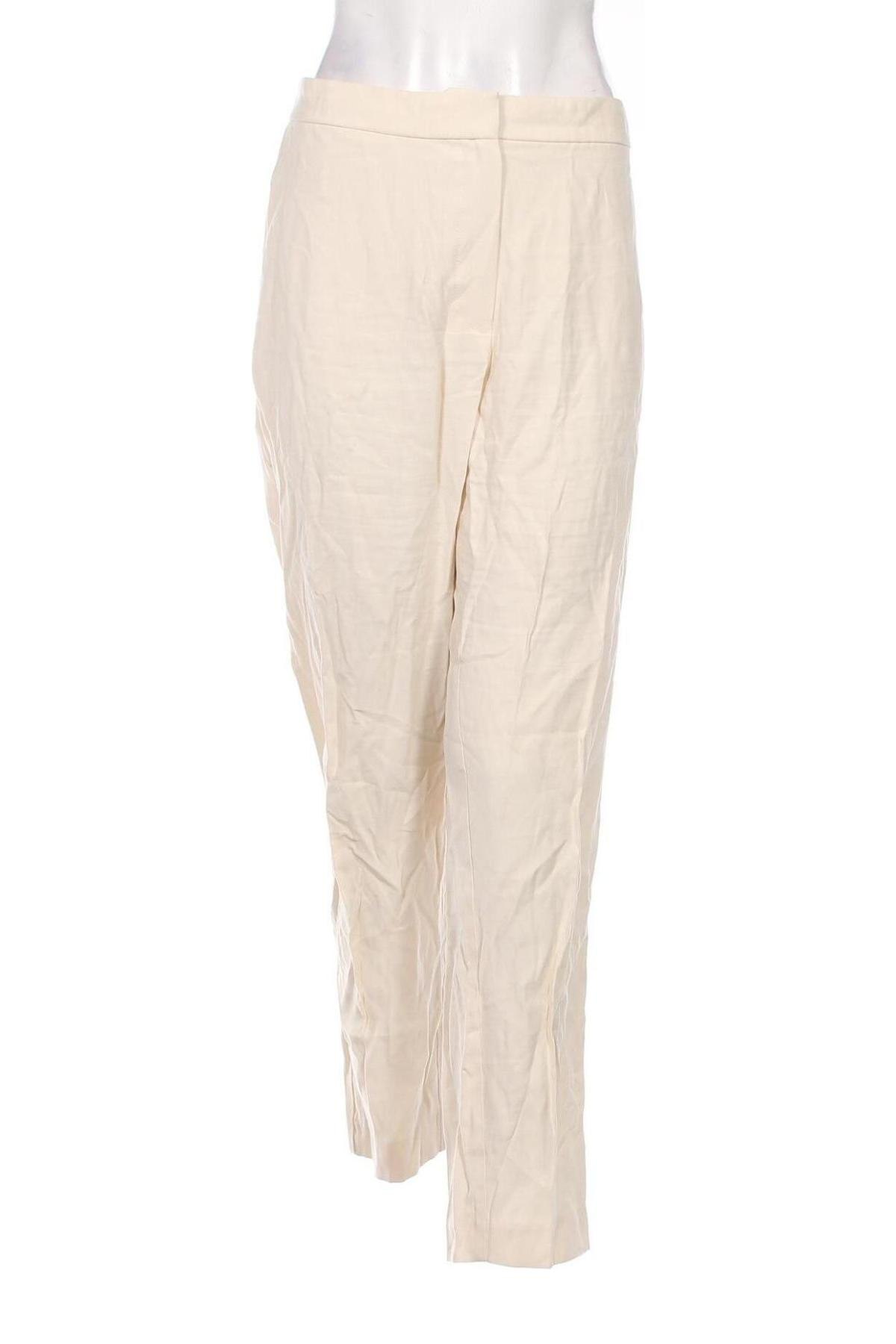Γυναικείο παντελόνι Mango, Μέγεθος XL, Χρώμα Εκρού, Τιμή 21,03 €