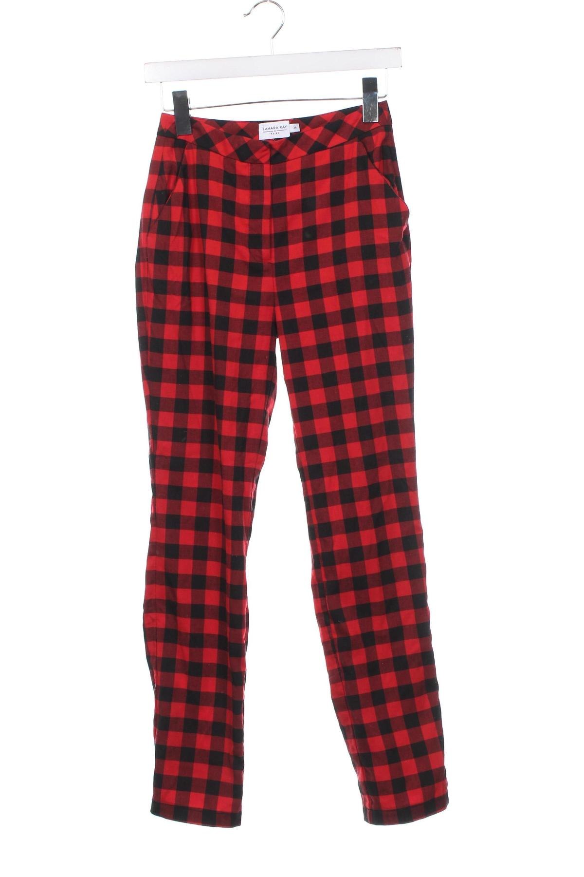Pantaloni de femei NA-KD, Mărime XS, Culoare Roșu, Preț 59,62 Lei