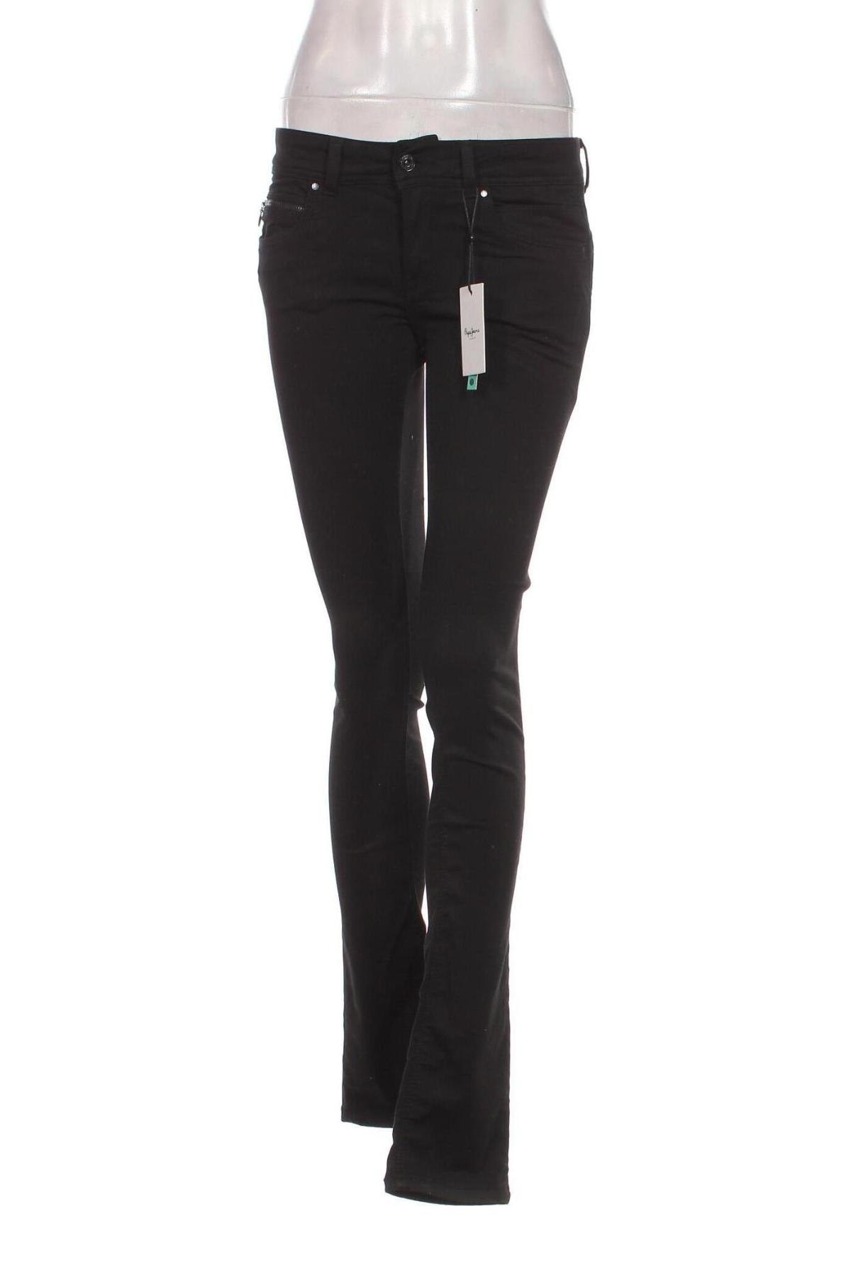 Дамски панталон Pepe Jeans, Размер M, Цвят Черен, Цена 51,48 лв.