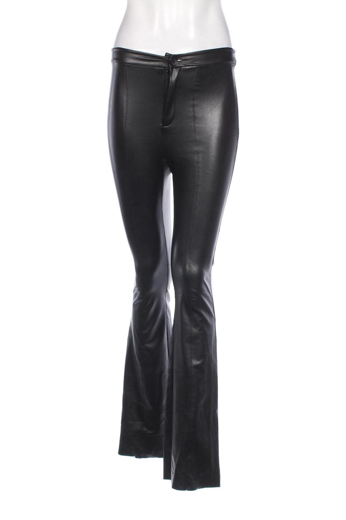 Pantaloni de femei Pull&Bear, Mărime S, Culoare Negru, Preț 22,89 Lei