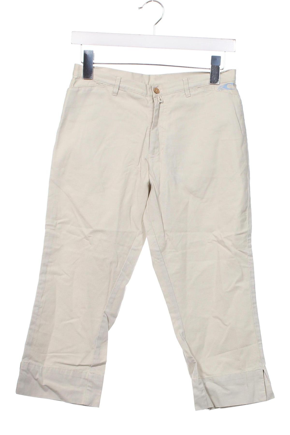 Pantaloni de femei Quiksilver, Mărime XS, Culoare Bej, Preț 166,23 Lei