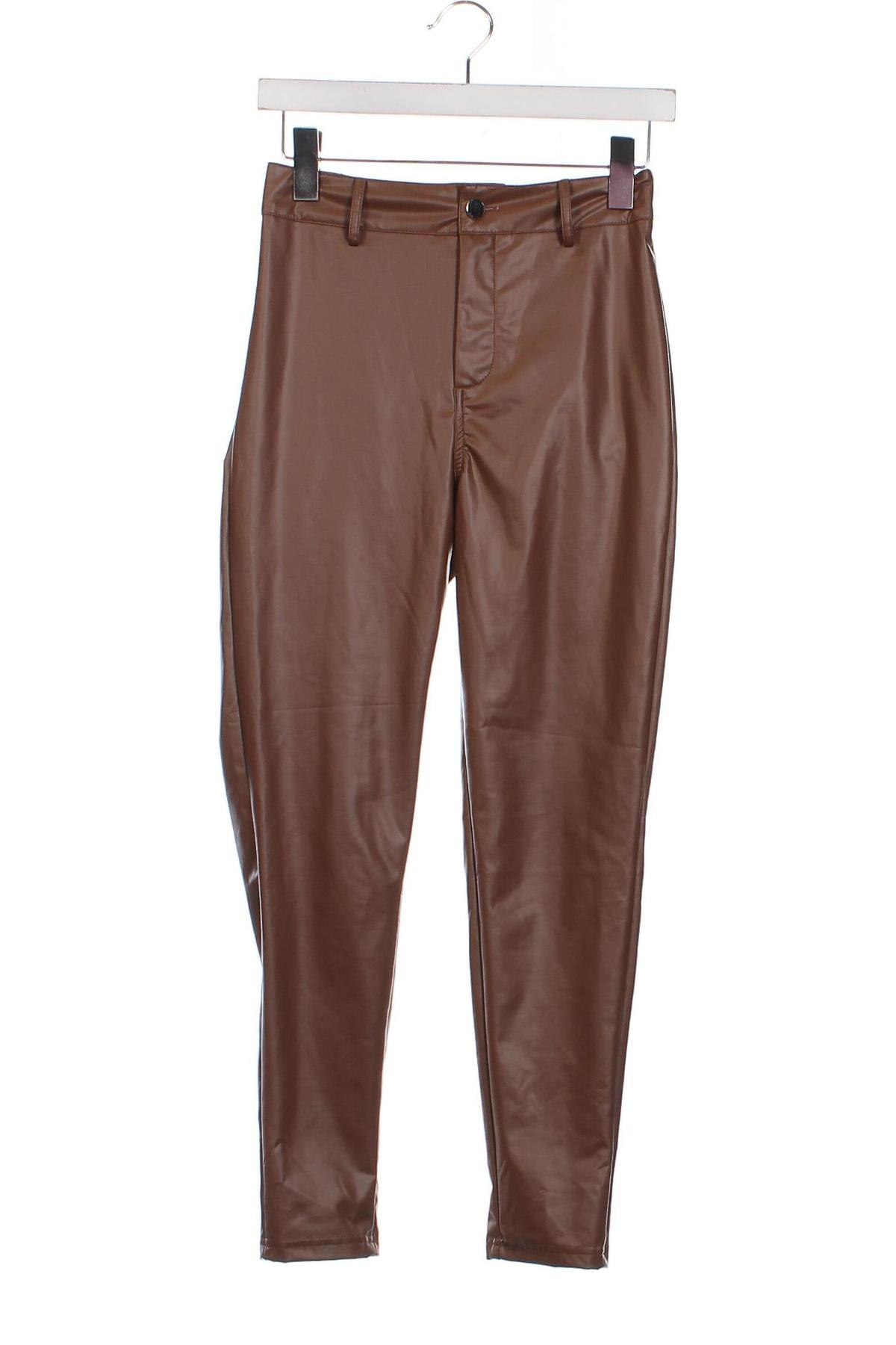 Дамски панталон SHEIN, Размер XS, Цвят Кафяв, Цена 6,96 лв.