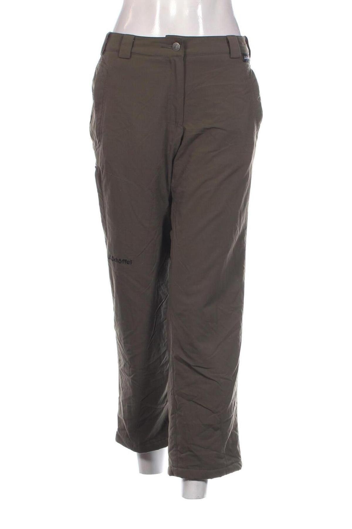 Pantaloni de femei Schoffel, Mărime L, Culoare Verde, Preț 72,37 Lei